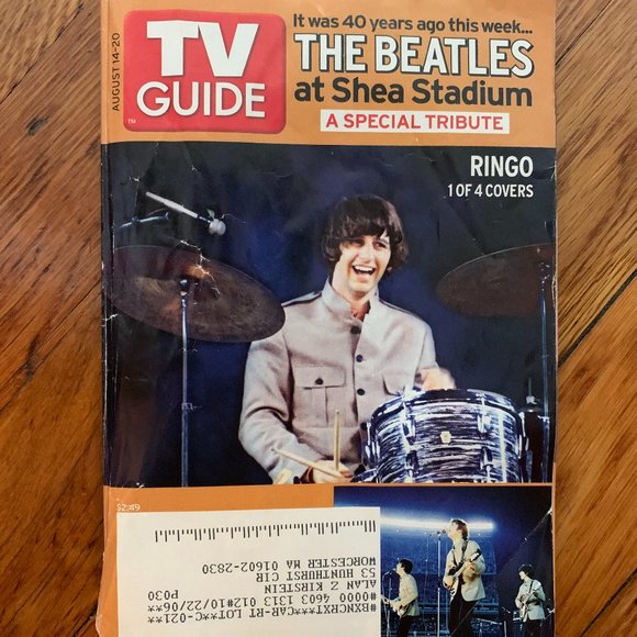 TV Guide Aug 14-20 2005 The Beatles Ringo Starr 1 of 4 Covers - Picture 1 of 3